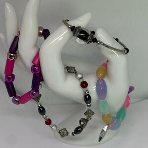 Colorful Beaded Bracelet Set